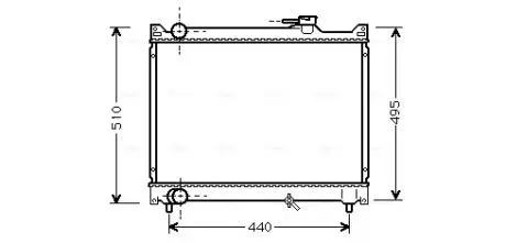 Радіатор AVA COOLING SZ 2046