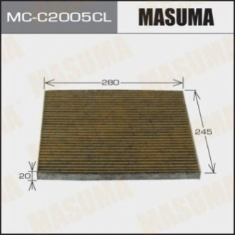 Фільтр салону вугільний Nissan Altima 12- 27277-3JC1B MASUMA MC-C2005CL (фото 1)