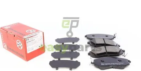 Колодки гальмівні (передні) Toyota GT 86/Subaru Forester/Impreza/Legace V/Outback/XV 12- (Sumitomo) ZIMMERMANN 25760.170.1