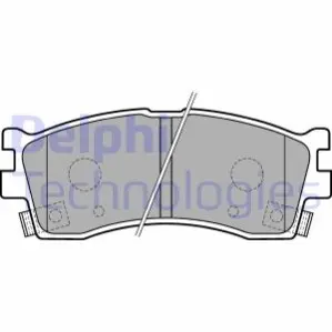 Гальмiвнi колодки дисковi Delphi LP1702