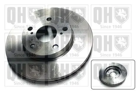 Фото гальмiвнi диски Toyota AURIS QUINTON HAZELL BDC5669 Гальмiвнi диски Toyota AURIS QUINTON HAZELL BDC5669