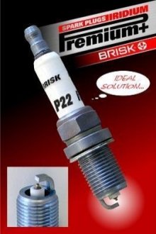 Свічка запалювання IRIDIUM PREMIUM+ BRISK P22 (фото 1)