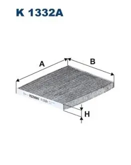 Фiльтр салону вугiльний FILTRON K1332A