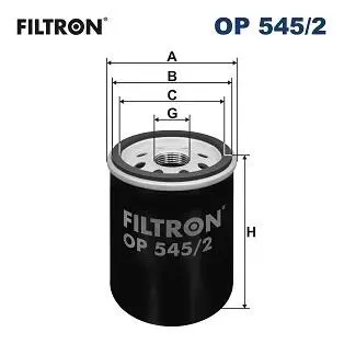 Фiльтр масляний FILTRON OP5452