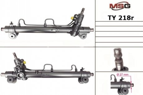 Рулевая рейка с ГУР восстановленная TOYOT CAMRY 01-06,TOYOTA AVALON 04-11, TOYOTA SOLARA 03-08 (USA MSG TY218R