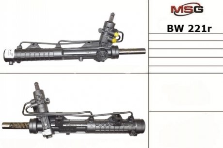 Рульова рейка з ГУР відновлена BMW 3 E-46 1998-2005 MSG BW221R (фото 1)