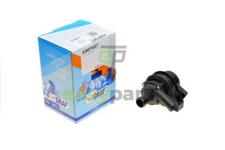 Насос системи охолодження (додатковий) Audi A3 04-13/TT/Skoda Octavia 08-14/VW Golf/Passat 04-16 GRAF AWP007