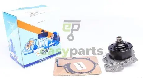 Помпа води MB Sprinter 2.2CDI OM651 06- (перемикається) (B/B) (9 лоп.) (метал.імпеллер) GRAF PA1268