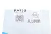 Помпа води Mitsubishi Colt/Lancer 1.6/16V 96-03/Pajero 1.8GDI 98-00/Pinin 2.0 99- (24z)(R/B)(8лоп) GRAF PA732 (фото 7)