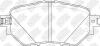Колодки гальм. MAZDA 3 BM/BN FR 15- USA ONLY NiBK PN5815 (фото 1)