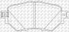 Колодки гальм. MAZDA 3 BM/BN FR 15- USA ONLY NiBK PN5815 (фото 2)