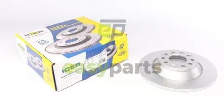 Диск гальмівний (задній) Audi A6 04-11 (301.15x12) (з покриттям) (повний) ICER 78BD5313-2