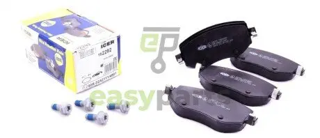 Колодки гальмівні (передні) Renault Megane IV 15- ICER 182292