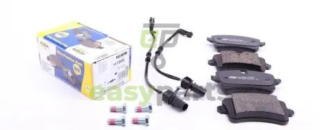 Колодки гальмівні (задні) Audi A6 C7/A7 Sportback/A8 D4 10-18 (+датчики L=295mm) ICER 181986
