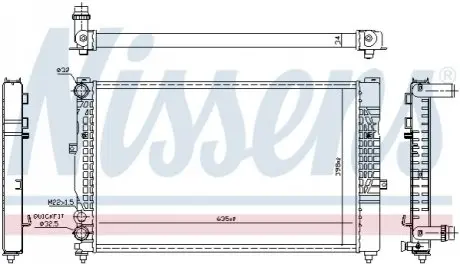 Радиатор NISSENS 60491