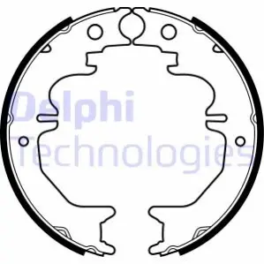 Гальмівні колодки, барабанні Delphi LS2053