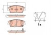 Комплект гальмівних колодок з 4 шт. дисків TRW GDB2197 (фото 1)