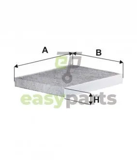 Фільтр салону Opel Astra G 98-09/Zafira A/B 99-15 (вугільний) WIX FILTERS WP6919