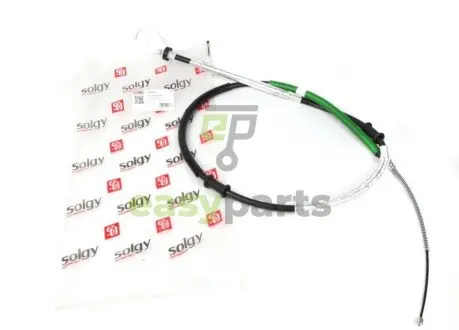 Трос ручника (задній) (R) Fiat Doblo 05- (1787/1458mm) Solgy 219045