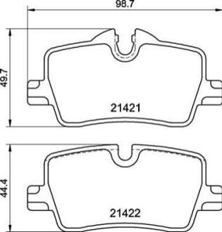 Тормозные колодки дисковые. BREMBO P06 113