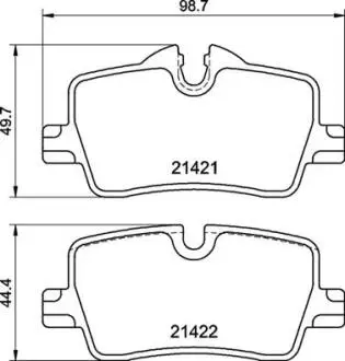 Гальмівнi колодки дискові BREMBO P06 113