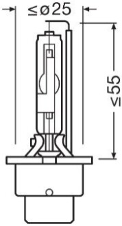 Автолампа ксенонова OSRAM 66250CBN