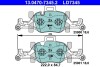 Колодки гальмівні (передні) BMW 3 (G20/G80) 18-/X5 (G05/F95) 18-/7 (G11/G12) 15- Ceramic ATE 13047073452 (фото 1)