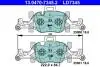 Колодки гальмівні (передні) BMW 3 (G20/G80) 18-/X5 (G05/F95) 18-/7 (G11/G12) 15- Ceramic ATE 13047073452 (фото 1)