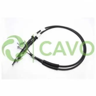 OPEL Трос ручного тормоза задн. (бараб.) Astra, Zafira 98- (2x1252/1060mm) CAVO 5902 683