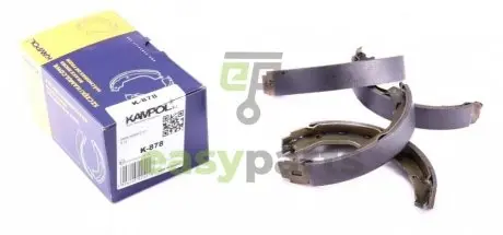 Колодки ручника MB C-class (W204/C204) 07- /E-class (A207/C207) 09- (165x25) KAMPOL K-878
