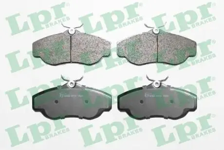 Комплект тормозных колодок, дисковый тормоз LPR 05P728