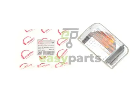Повторювач повороту на дзеркало Fiat Ducato/Peugeot Boxer 06- (L) (білий) (71748252/6325.H0) ROTWEISS RWS1208