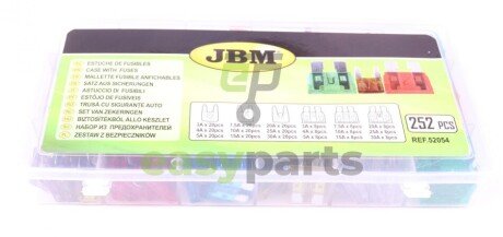 Комплект запобіжників (3A/4A/5A/7.5A/10A/20A/25A/30A) JBM 52054