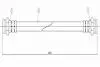 MAZDA Торм.шланг задн.323 -94 CAVO C800 430B (фото 1)
