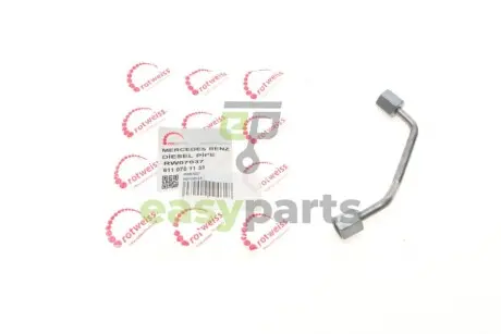 Трубка паливна MB Sprinter/Vito OM646 06- (палив. рейка-форсунка) ROTWEISS RW07037