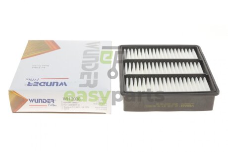 Фільтр повітряний Mitsubishi Colt V/Galant VI/Lancer/Outlander 1.3-2.4TDI 95- WUNDER FILTER WH 2038