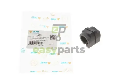 Втулка стабілізатора (переднього/внутрішнього) Renault Logan/Sandero 04- (d=23mm) UCEL 10752