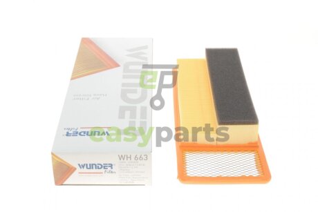 Фільтр повітряний Fiat Doblo 1.3D Multijet 10- WUNDER FILTER WH 663