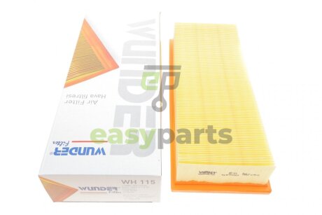 Фільтр повітряний Audi 80/100/VW T3 1.6-1.7D 81-92 WUNDER FILTER WH 115