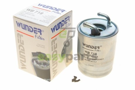 Фільтр паливний MB Sprinter 2.2CDI OM651 09- WUNDER FILTER WB 718 (фото 1)