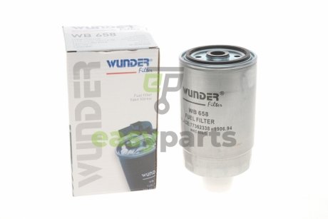 Фільтр паливний Citroen Jumper/Fiat Ducato/Peugeot Boxer 2.0-2.8 HDi 02- WUNDER FILTER WB 658