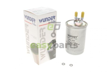 Фільтр паливний Ford Connect 1.8Di/TDCi (55kw) 02- (під клапан) WUNDER FILTER WB 504