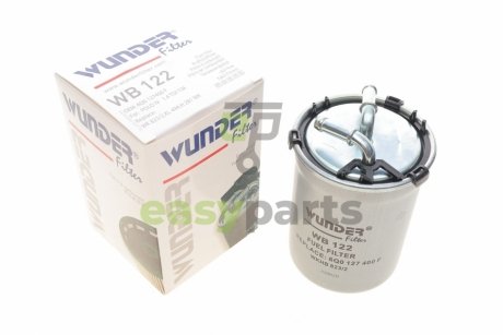 Фільтр паливний Skoda Fabia/Roomster/VW Polo 1.4/1.6TDI 05- WUNDER FILTER WB 122 (фото 1)