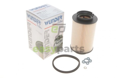 Фільтр паливний VW Caddy 1.9TDI-2.0SDI (5 болтів) WUNDER FILTER WB 111 (фото 1)