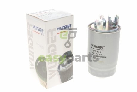 Фільтр паливний VW T4 1.9-2.5TDI -03 WUNDER FILTER WB 103 (фото 1)