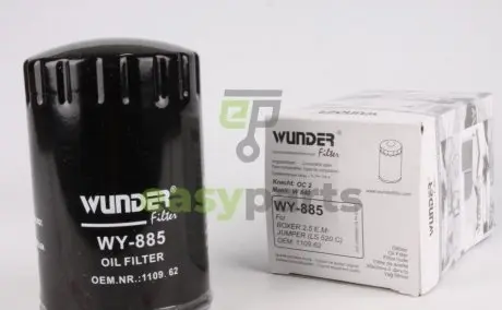 Фільтр масляний WUNDER WUNDER FILTER WY 885