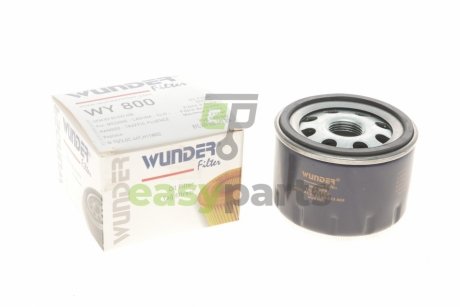 Фільтр масляний Renault Kangoo/Trafic/Opel Vivaro 1.9D/1.5dCi/1.4i/1.6i (50 мм) WUNDER FILTER WY 800 (фото 1)