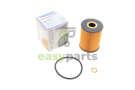 Фільтр масляний Chevrolet Captiva/Cruze/Epica/Lacetti/Nubira/Opel Antara 2.0D 05- WUNDER FILTER WY 351