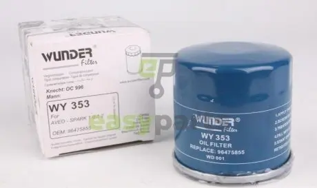 Фильтр масляный WUNDER WUNDER FILTER WY 353