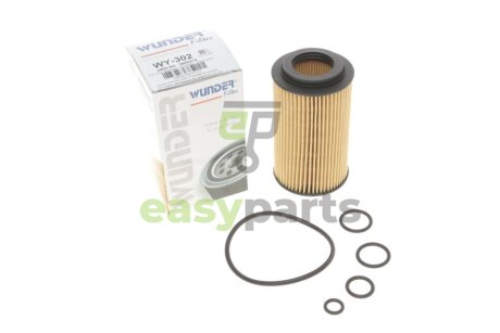 Фільтр масляний Opel Omega B/Vectra B/Astra G 2.0/2.2DTI WUNDER FILTER WY 302